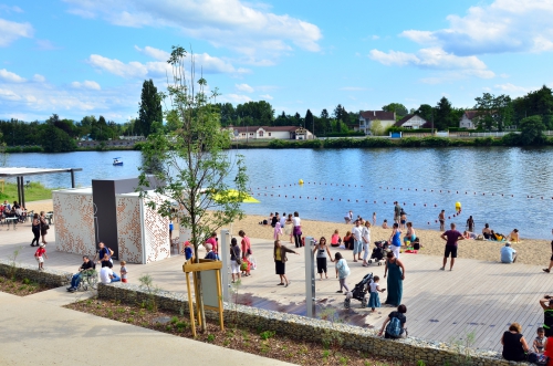 Esplanade, Promenades & plages du Lac d’Allier