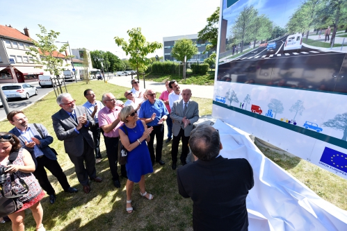 Le boulevard urbain est ouvert à la circulation