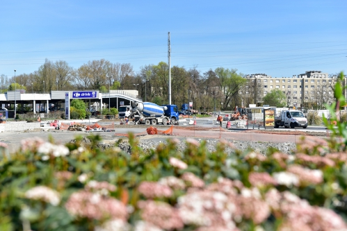 Le boulevard urbain est ouvert à la circulation