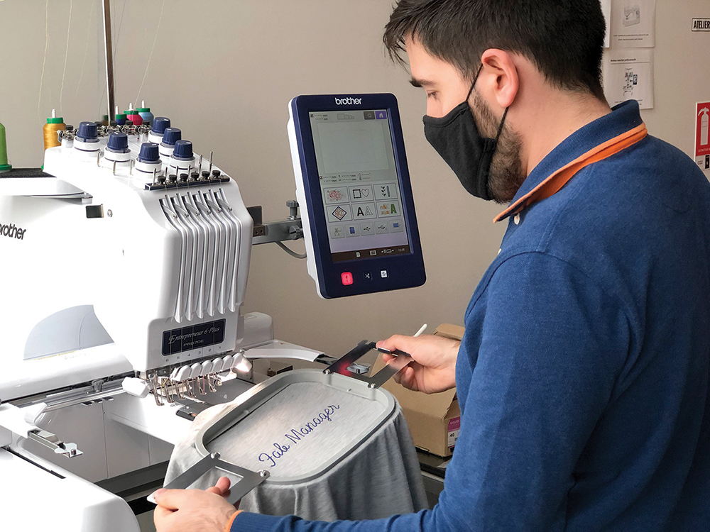 Un atelier pour découvrir la brodeuse numérique du Fablab