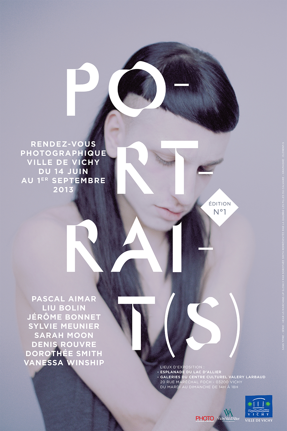 Vichy Affiche Portraits photographie Festival exposition rencontres