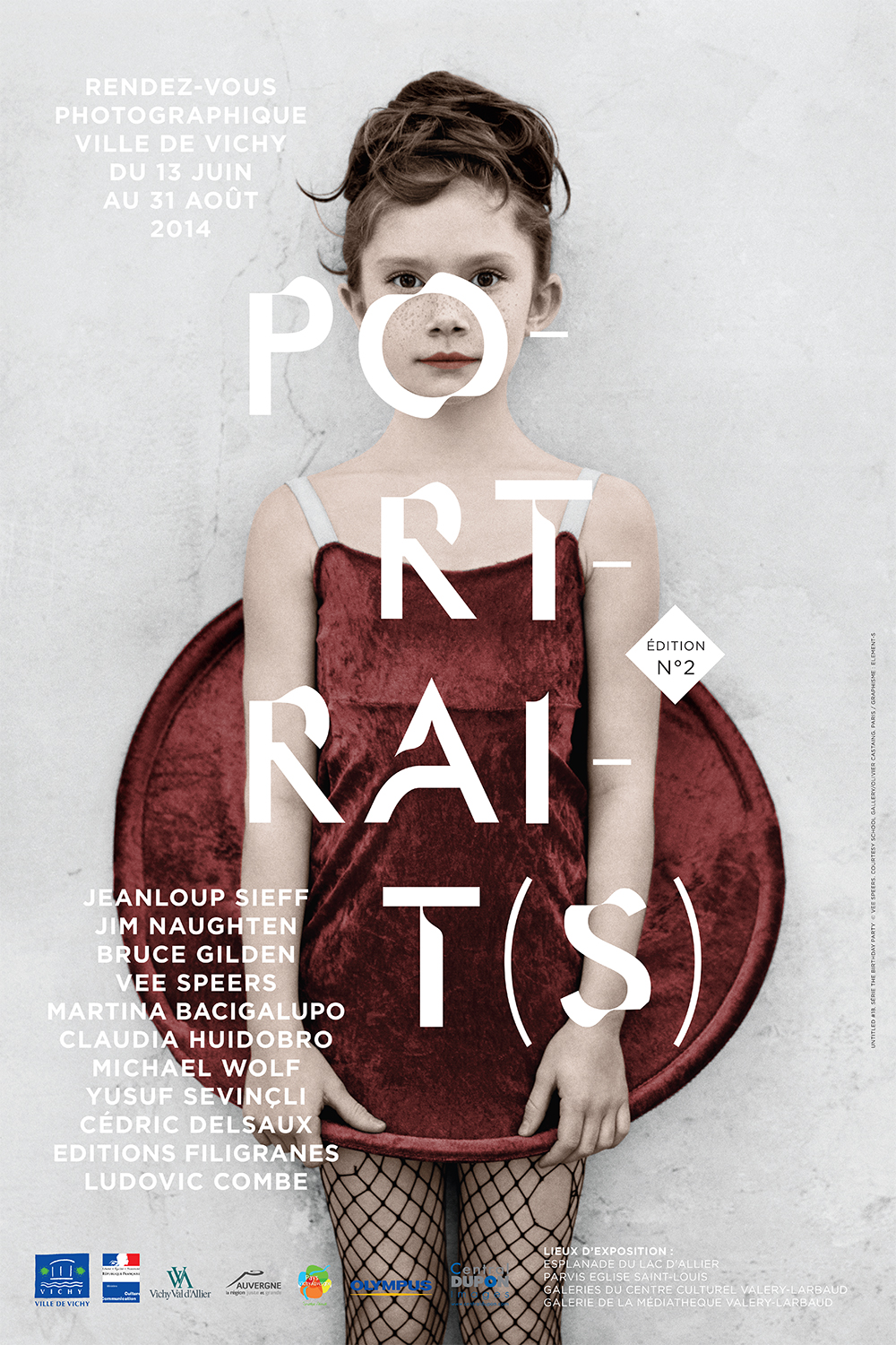 Vichy Affiche Portraits photographie Festival exposition rencontres