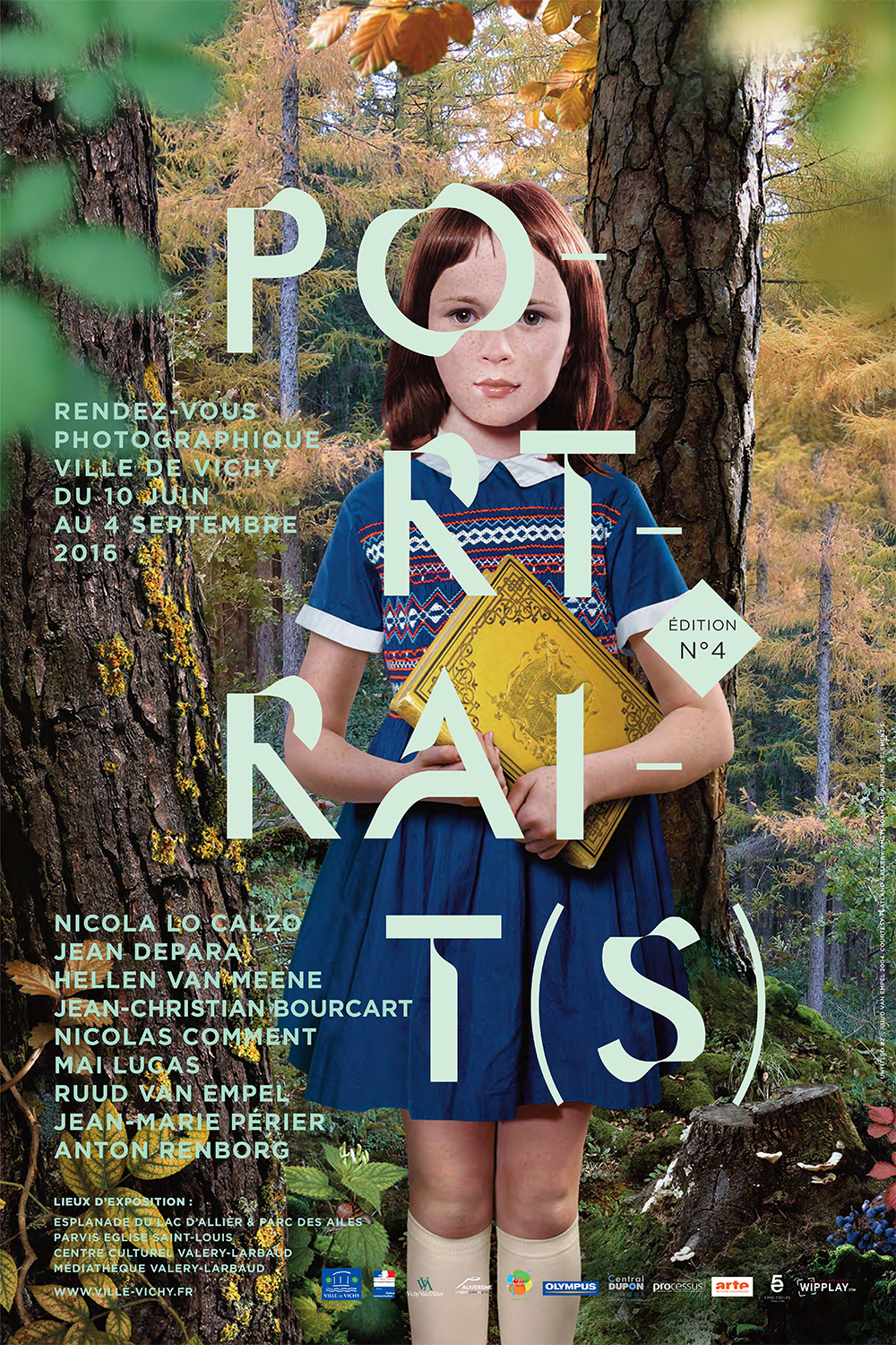 Vichy Affiche Portraits photographie Festival exposition rencontres