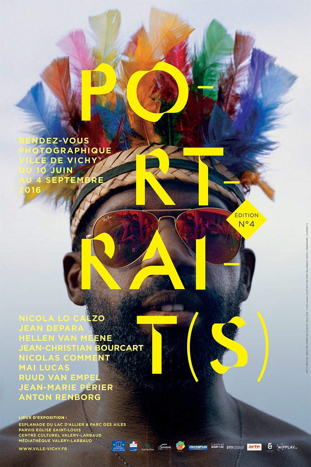 Vichy Affiche Portraits photographie Festival exposition rencontres