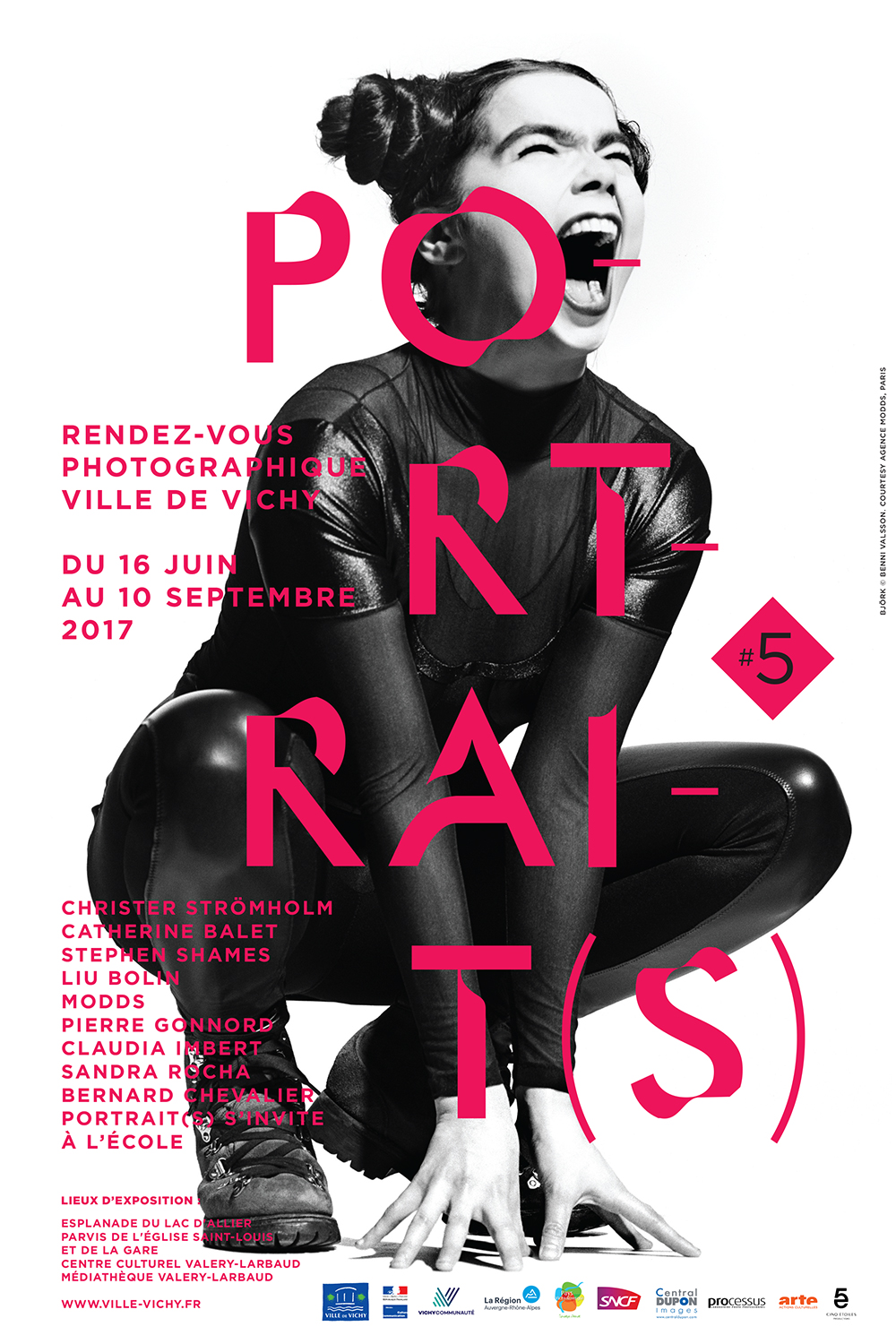 Vichy Affiche Portraits photographie Festival exposition rencontres