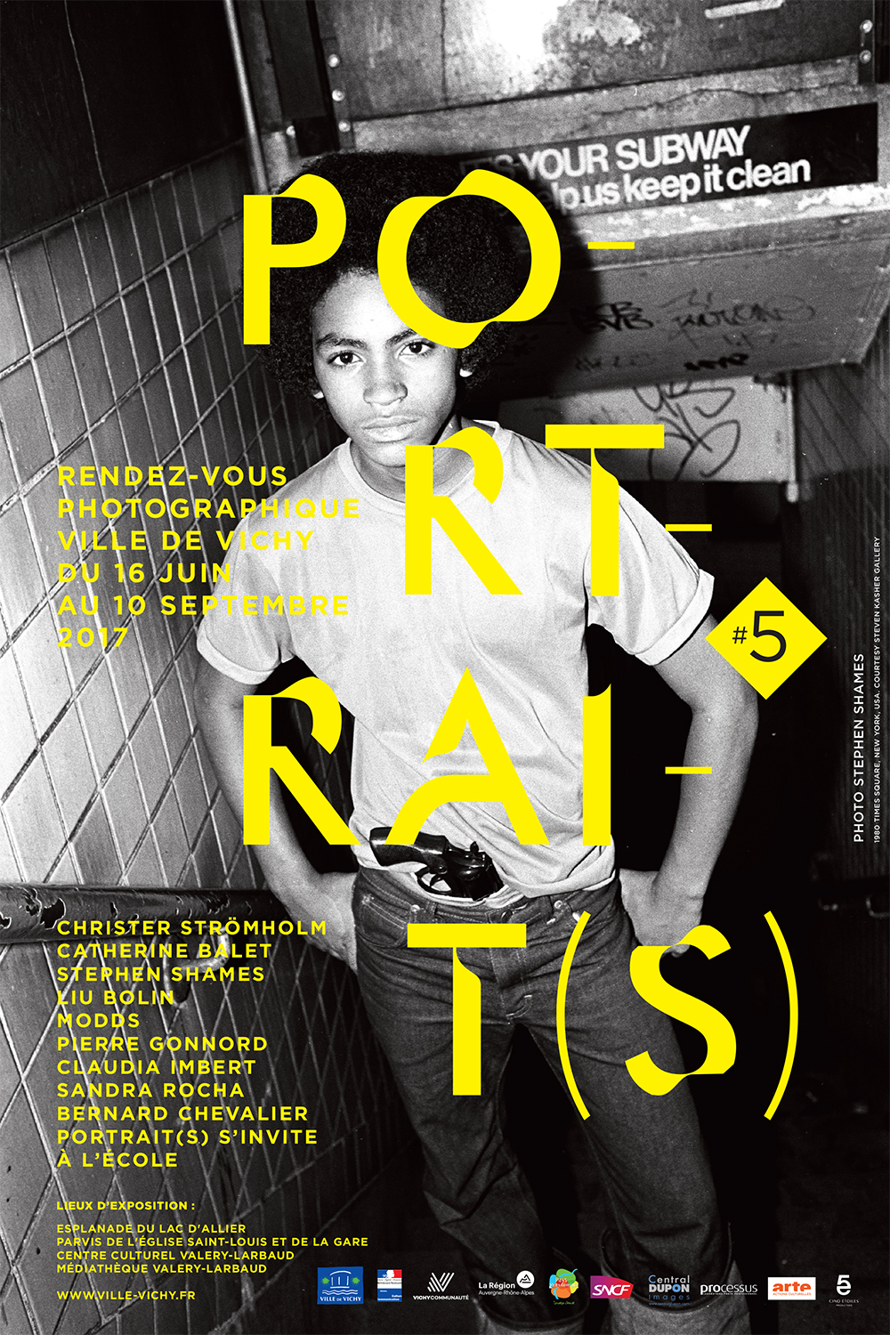 Vichy Affiche Portraits photographie Festival exposition rencontres