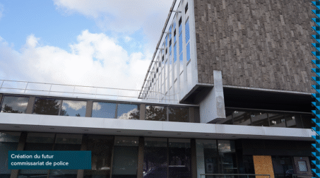 Création du futur commissariat de police